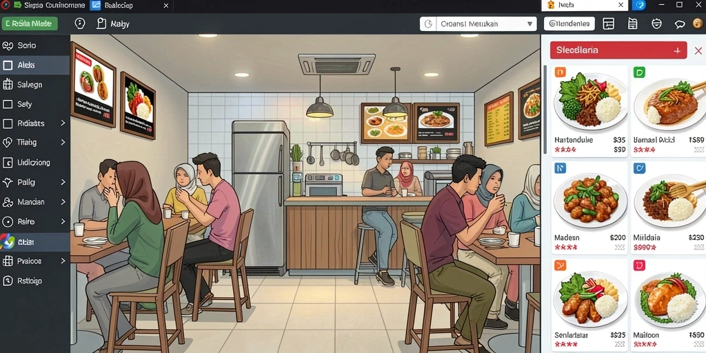 rpok - Antarmuka pengguna yang sederhana dan mudah digunakan.